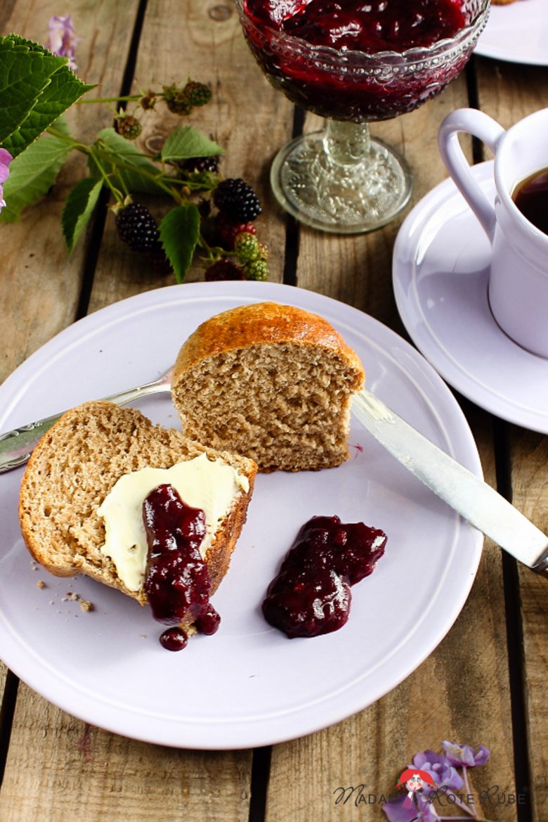 Französisch vanillige Vollkorn-Brioche - Madam Rote Rübe Französisch vanillige Vollkorn-Brioche - Madam Rote Rübe