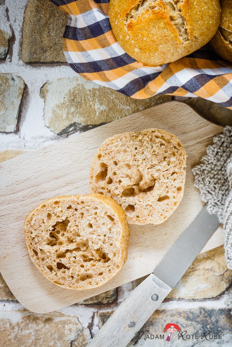 Madam Rote Rübe - Roggen-Mischbrötchen - nur mit Sauerteig