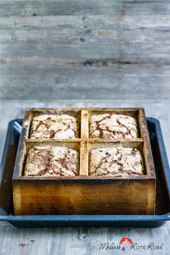 Madam Rote Rübe - ballaststoffreiches Roggenvollkorn-Bierbrot aus dem Holzbackrahmen