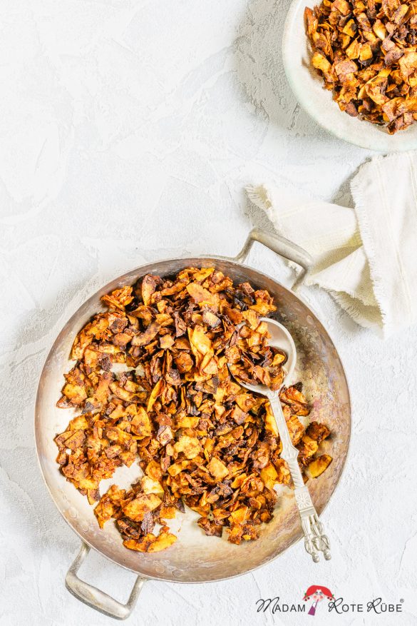 Madam Rote Rübe - Geräucherter Kokos-Speck - ein Basis-Rezept für schmackhafte Gerichte oder zum Knabbern