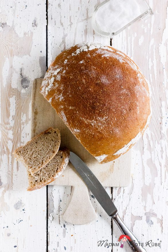 Madam Rote Rübe - Buttermilch-Bauernbrot mit Übernacht-Gare