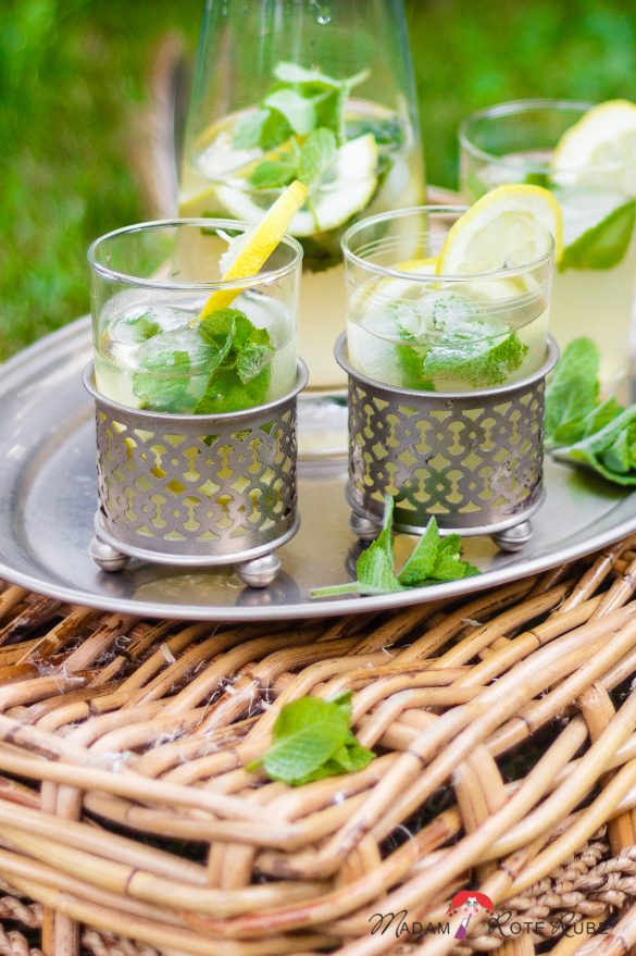 Erfrischender Pfefferminz-Eistee mit Gewürzen - Madam Rote Rübe