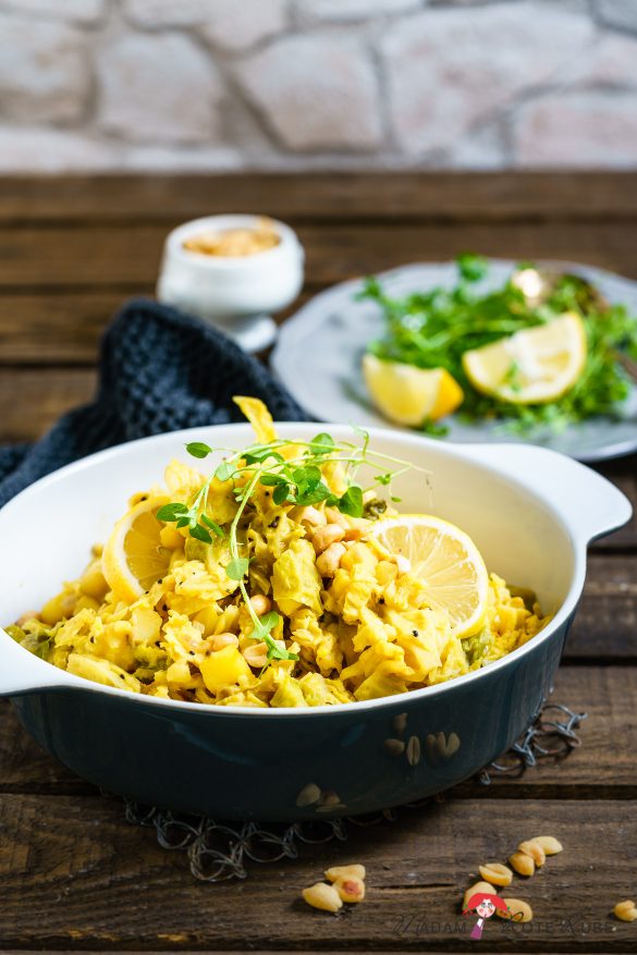 Madam Rote Rübe - Einfacher Wirsing-Kartoffel-Topf mit einem Hauch Exotik