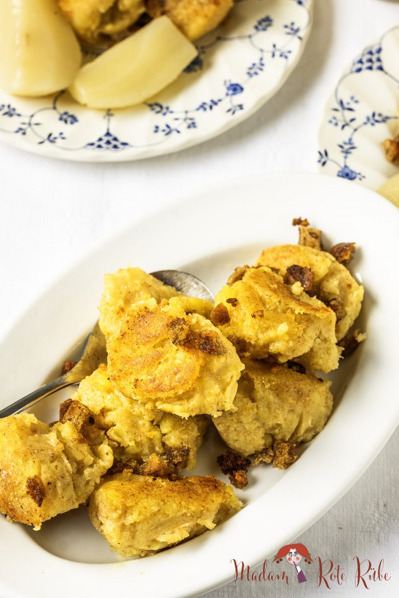 Madam Rote Rübe - ausgeschöpfte Kartoffelknödel (Fluddeknepp)