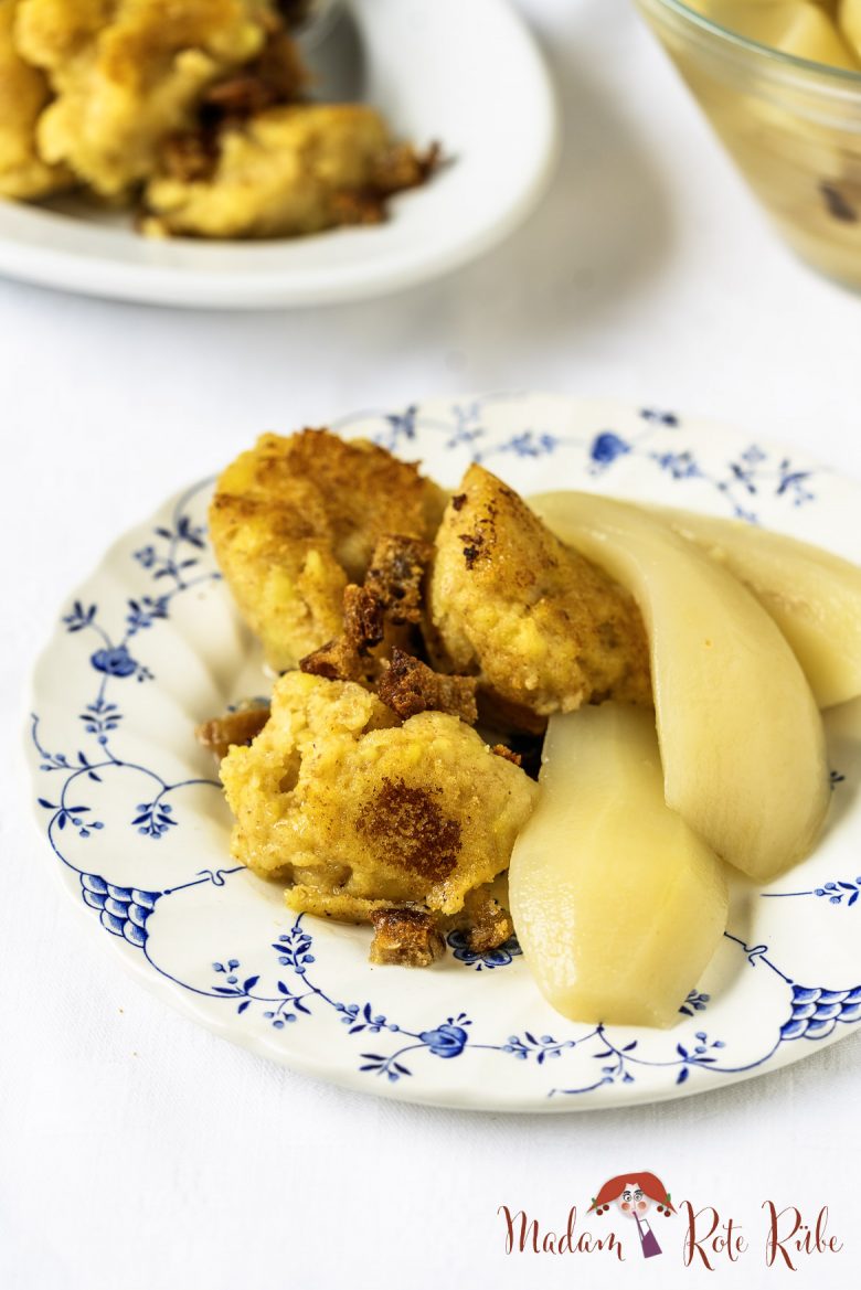 Madam Rote Rübe - ausgeschöpfte Kartoffelknödel (Fluddeknepp)