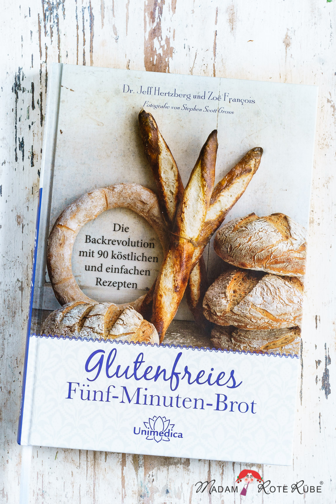 Madam Rote Rübe - 100-%-Vollkornkörnerbrot & eine Buchvorstellung: "Glutenfreies Fünf-Minuten-Brot" von Dr. J. Hertzberg / Z. Francois