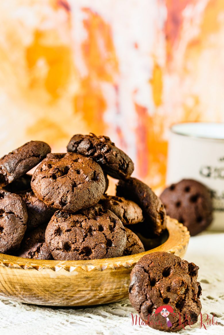 Schokoladen-Vollkorn-Cookies mit Chili - Madam Rote Rübe Schokoladen-Vollkorn-Cookies mit Chili - Madam Rote Rübe