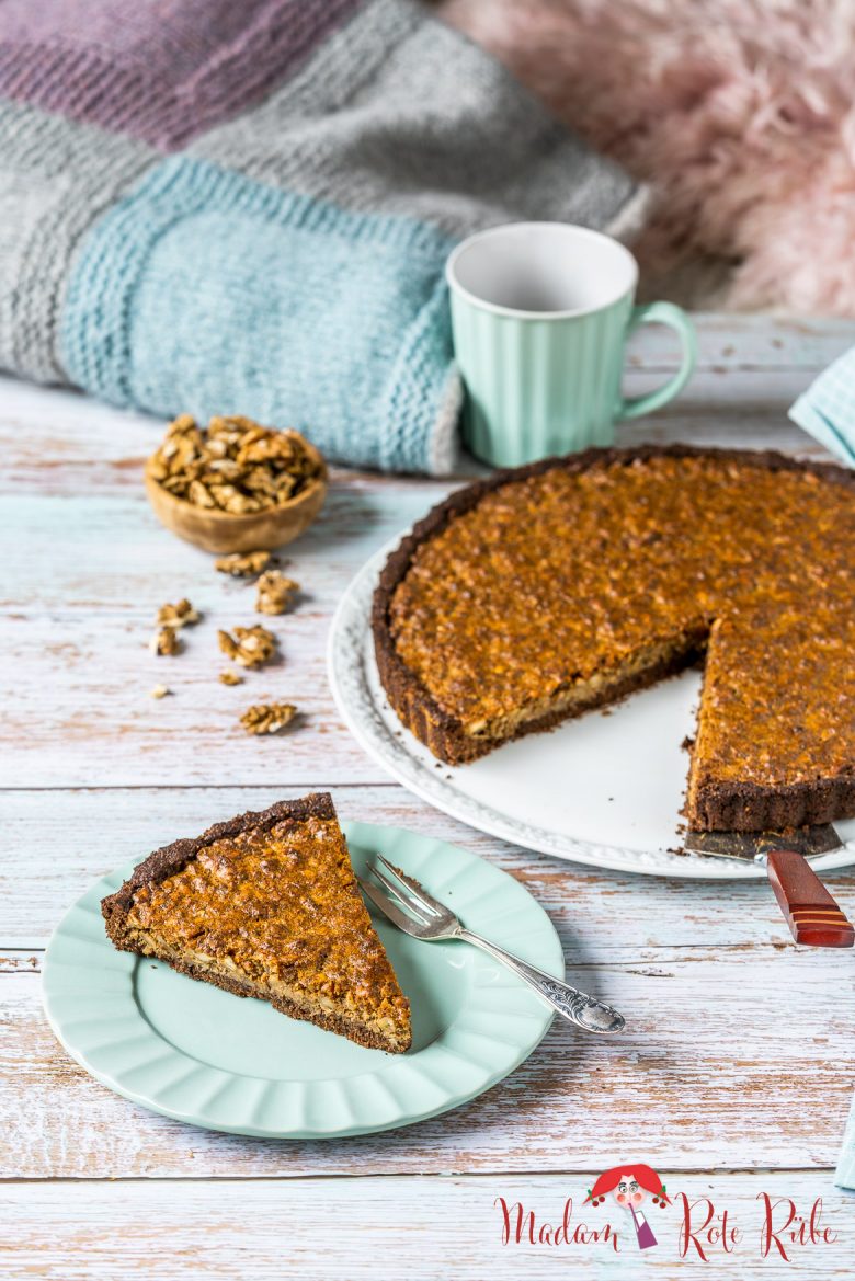 Schoko-Walnuss-Vollkornkuchen - ein Kekskuchen - Madam Rote Rübe