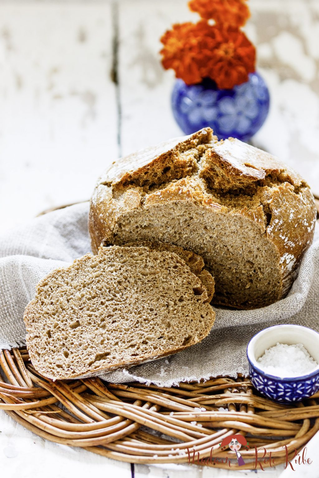 Knusperkrusti-Topfbrot mit Einkorn - Madam Rote Rübe