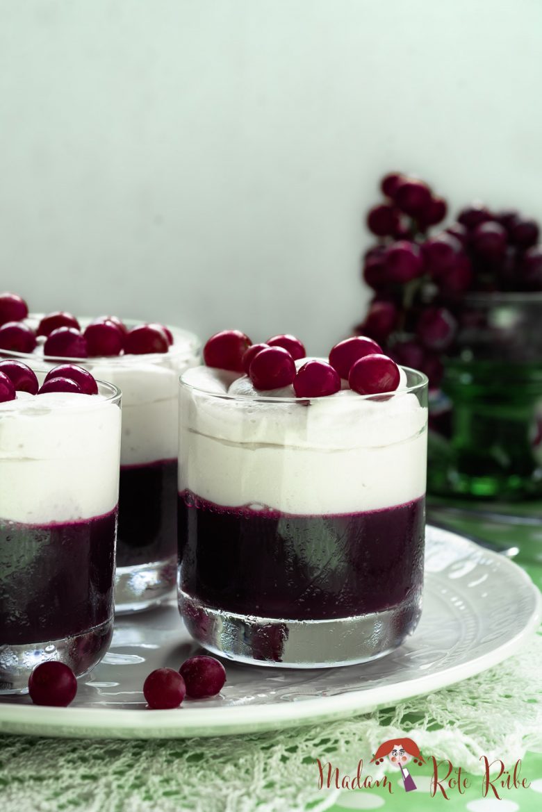 Roter Wackelpudding ohne Gelatine und Zucker - Madam Rote Rübe